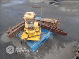 PALLET COMPRISING OF 1 X TB25 HYDRAULIC BREAKER, 1 X PETROL PLATE COMPACTOR & 1 X SET OF FORKLIFT TY - picture0' - Click to enlarge