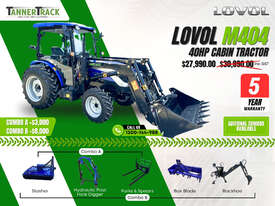 TANNERTRACK - LOVOL 404 TE 40HP Cabin Tractor inc Loader & 4in1 Bucket - picture0' - Click to enlarge