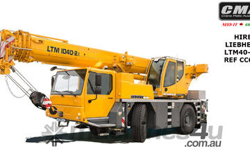 ALL TERRAIN CRANE LIEBHERR - LTM1040-2.1 - 40T *AVAILABLE NOW* ALL TERRAIN CRANE LIEBHERR - LTM1040-2.1 - 40T *AVAILABLE NOW*