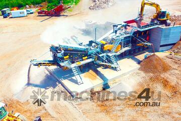 PRO-150 MOBILE CRUSHING SCREENING PLANT WITH WOBBLER FEEDER