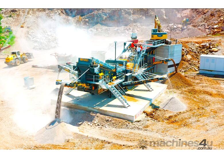 PRO-150 MOBILE CRUSHING SCREENING PLANT WITH WOBBLER FEEDER  