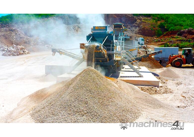 PRO-150 MOBILE CRUSHING SCREENING PLANT WITH WOBBLER FEEDER  