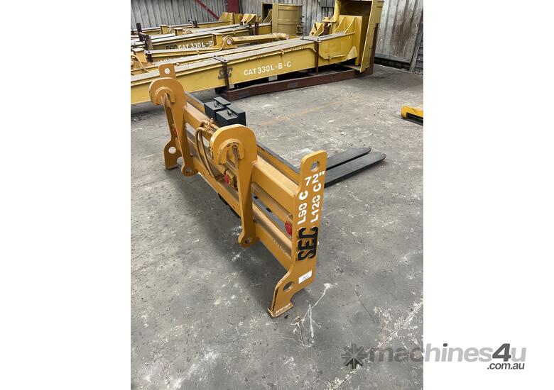 SEC Wheel Loader Hydraulic Positioning Fork (Euro Hitch)