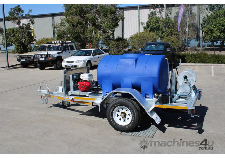 caption ThoroughClean P13R-36C-TO Pressure Washer Trailer