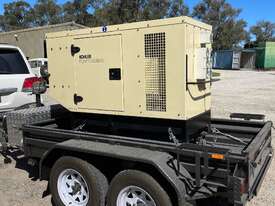 Generator Kohler 16kva, new condition with only 11 hours run time. Comes with purpose built trailer. - picture0' - Click to enlarge