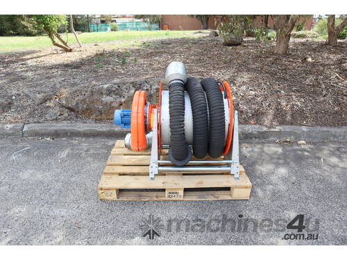 Exhaust Fume Smoke Extractor Hose Reel with Blower - Nederman 860 