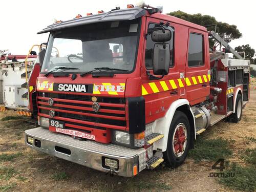 Scania - Ex Fire Truck -4 X2 -3 Series - Scania G P Crew Cab -Year 1991 - Installation Date 1992