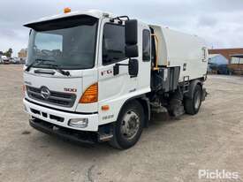 2017 Hino 500 1628 FG8J Dual Control Road Sweeper - picture1' - Click to enlarge