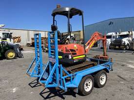 Kubota U17 Excavator with Tandem Axle Trailer - picture0' - Click to enlarge