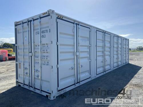 Unused 40' High Cube Multi 4 Door Container