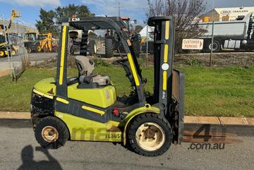 Forklift Clark 3 Tonne Diesel 1550hrs Container Mast Fork Positioning Side Shift