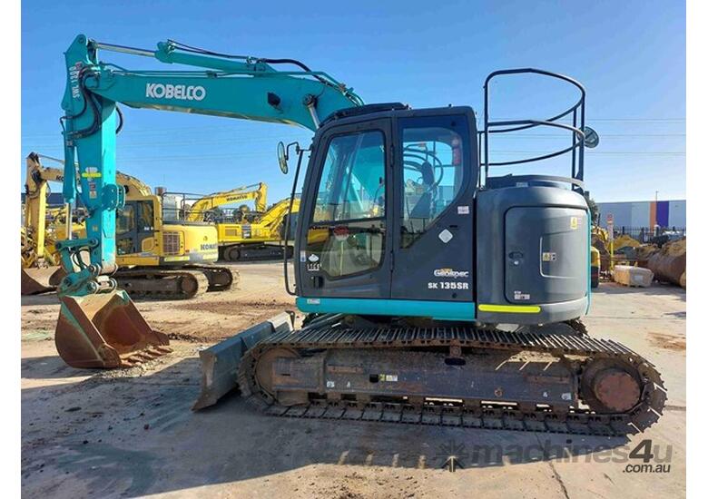 caption 2011 KOBELCO SK135SR Excavator