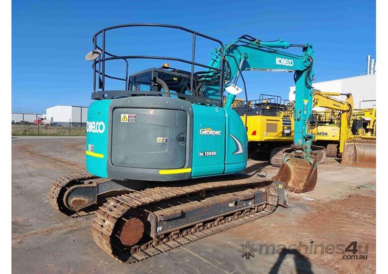 caption 2011 KOBELCO SK135SR Excavator