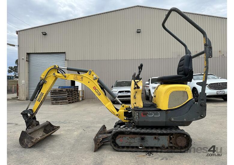 caption Used Wacker Neuson 803 Mini Excavator