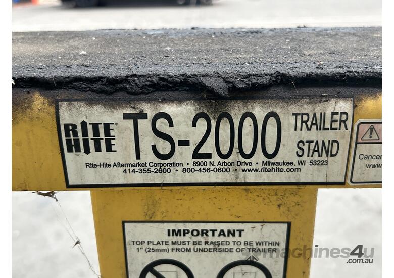caption 2x Rite-Hite TS-2000 Trailer Stand