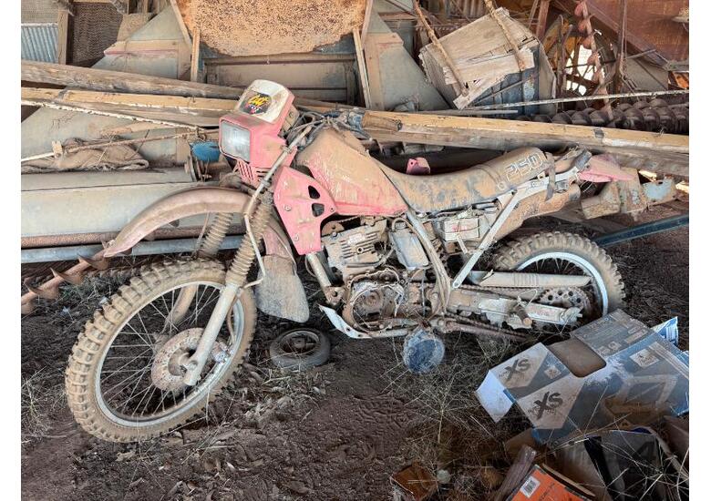 caption Kawasaki KLR 250