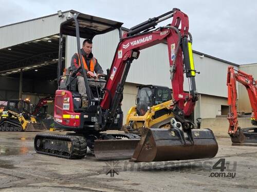 2022 YANMAR VIO17 1.7T EXCAVATOR (M919) WITH HITCH, BUCKETS AND LOW 1163 HOURS