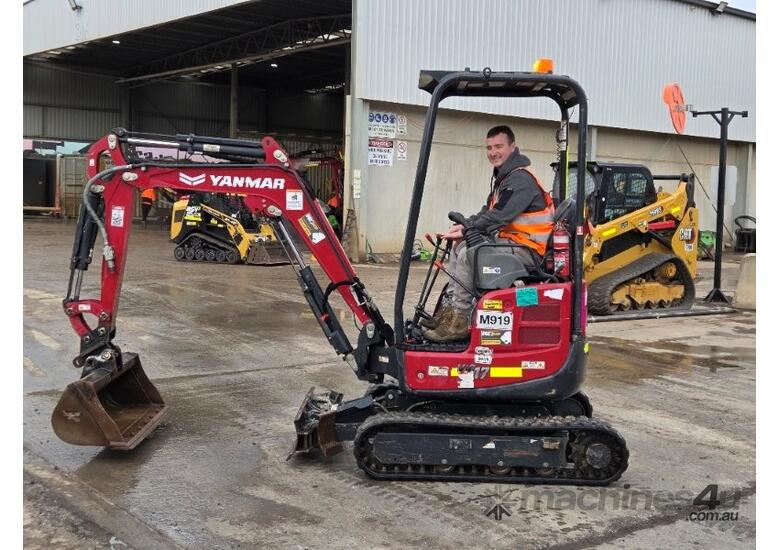 2022 YANMAR VIO17 1.7T EXCAVATOR (M919) WITH HITCH, BUCKETS AND LOW 1163 HOURS