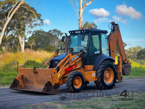 caption CASE 580 Backhoe Backhoe Loader Loader