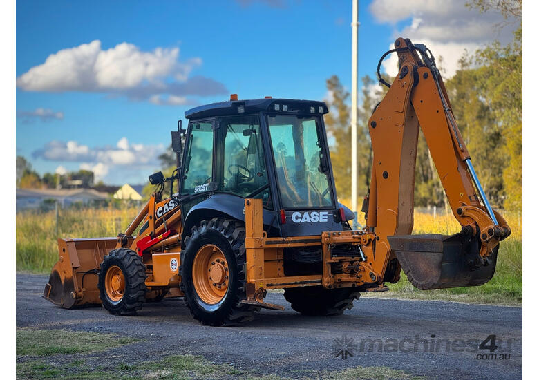 caption CASE 580 Backhoe Backhoe Loader Loader