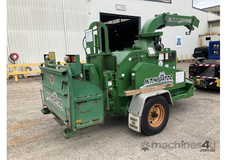caption 2006 Mariott Tree Equipment 1290H Single Axle Wood Chipper