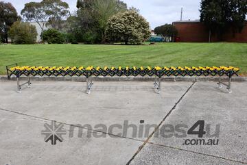 Extendable Accordian Skate Conveyor - 5.5m Long