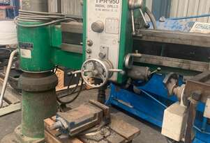 Micof Radial Drill with Ox Table & Machine Vice