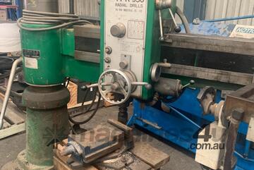 Micof Radial Drill with Ox Table & Machine Vice