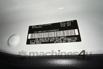 2017 Mitsubishi Triton GLX Diesel (Council Asset) 2017 Mitsubishi Triton GLX Diesel (Council Asset)