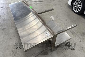 Stainless steel shelf
