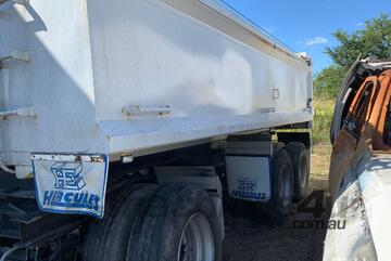 1996 Hercules HEDT-3 Tri Axle Tipping Dog Trailer