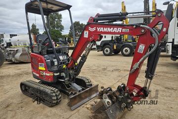 2023 YANMAR VIO17 1.7T EXCAVATOR (M993) WITH FULL CIVIL SPEC AND LOW 850 HOURS