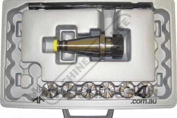 Collet & Chuck Set - 8 Piece NT40 x ER32 Collet Range 5 - 20mm 