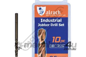 3.5mm HSS Jobber Drill Pack - 10 Piece M35 Grade HSS with 5% Cobalt 135 Precision Ground Flute & S