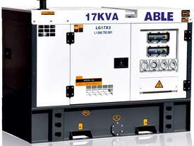 17 kVA Generator 415V, 3 Phase - Remote Start Available - picture0' - Click to enlarge