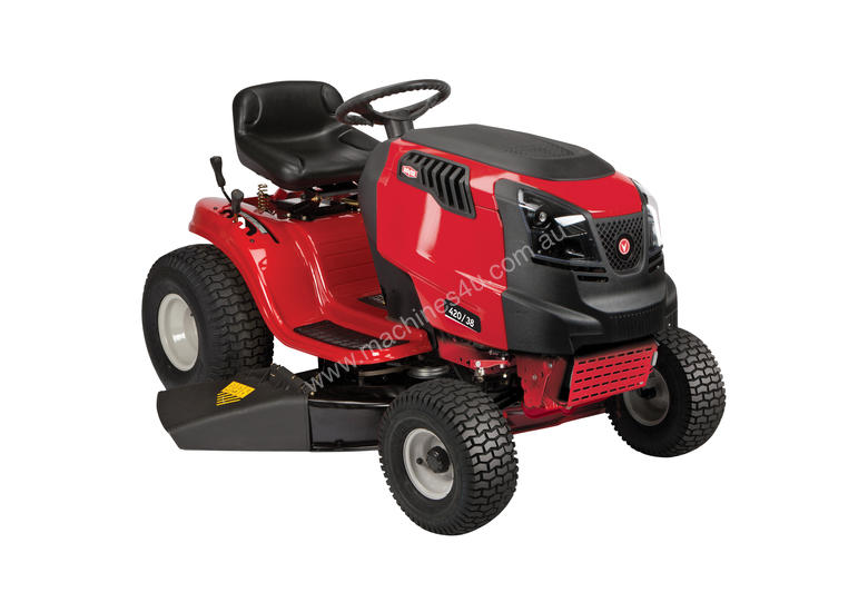 caption ROVER RAIDER 420/38 RIDE ON LAWN MOWER