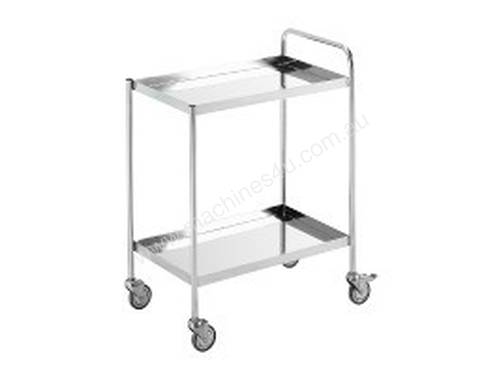 Simply Stainless 2 Tier Tea Trolley