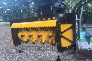 Australian Made FIXED FLAIL MULCHER 125 Series 20+ Tonne Excavator