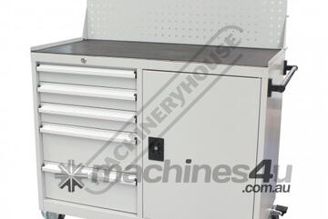 Industrial Mobile Tooling Cabinet Workstation WTC-1450 1170 x 580 x 1450mm 100kg per Drawer