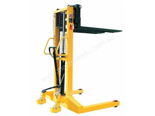 MANUAL STACKER LIFTER EXTRA WIDE 1T LIFT HEIGHT 1600MM