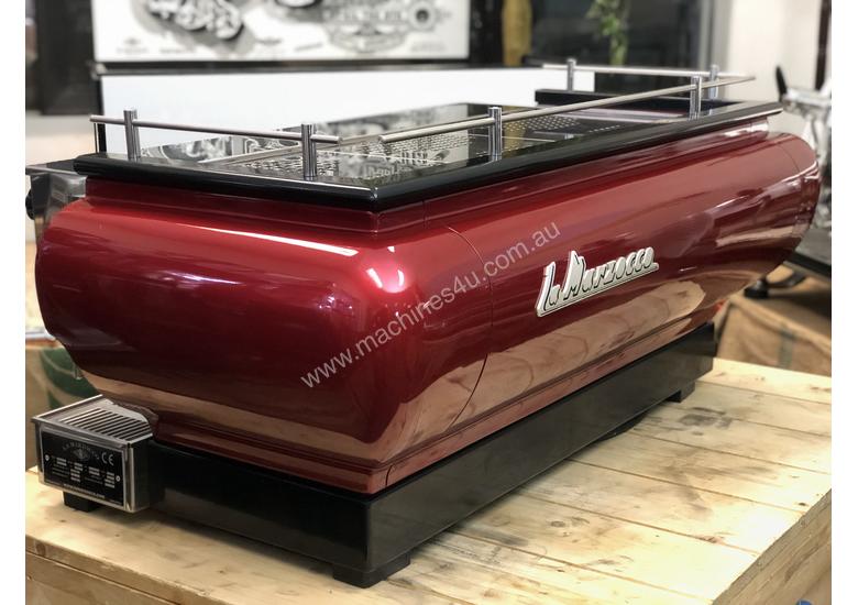 Click to view full size photos LA MARZOCCO FB70 3 GROUP ESPRESSO COFFEE MACHINE RED LINEA CLASSIC CAFE