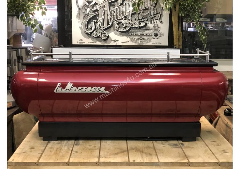 Click to view full size photos LA MARZOCCO FB70 3 GROUP ESPRESSO COFFEE MACHINE RED LINEA CLASSIC CAFE
