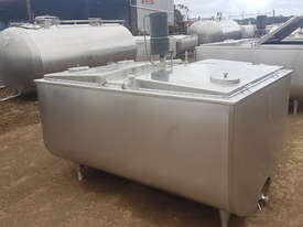 STAINLESS STEEL TANK, MILK VAT 1650 LT - picture1' - Click to enlarge