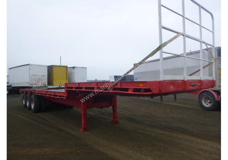 caption Freighter Semi Drop Deck Trailer
