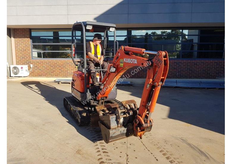 caption 2017 KUBOTA U17-3 EXCAVATOR WITH QUICK HITCH, BUCKETS AND LOW 790 HOURS