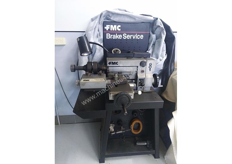 Used FMC BRAKE LATHE MACHINE FMC BRAKE LATHE SERVICE MACHINE Brake
