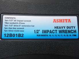 Ashita 12B01B2 Air Impact Wrench c/w Socket Set - picture2' - Click to enlarge