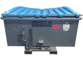 East West Eng 1000kg, Galvanised Steel Tipping Waster Bin TU18  - picture0' - Click to enlarge