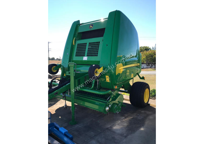 caption John Deere 854 Round Baler Hay/Forage Equip