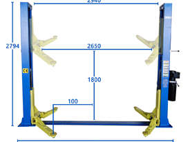 New 4 Ton 2 Post Base Plate Car Hoist - picture0' - Click to enlarge